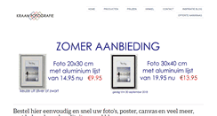 Desktop Screenshot of kraanfotografie.nl