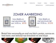 Tablet Screenshot of kraanfotografie.nl